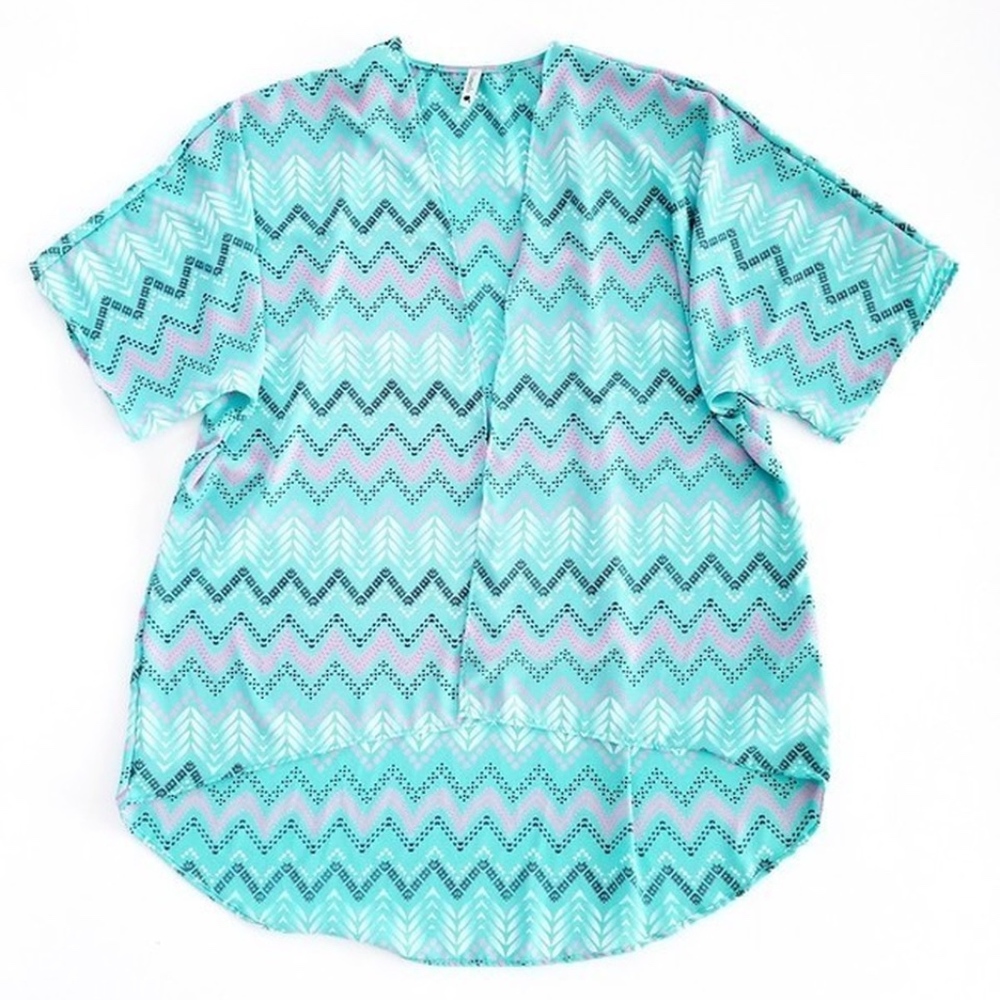 Plus Size Short Sleeve Open Front Cardigan